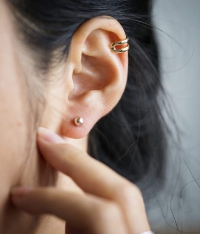 Perforación del lóbulo